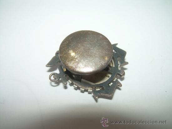 Militaria: ANTIGUA INSIGNIA ESMALTADA DE PLATA. - Foto 4