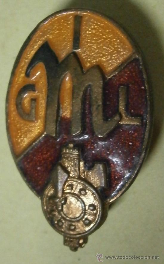 Militaria: Insignia de ojal GIL - Foto 1