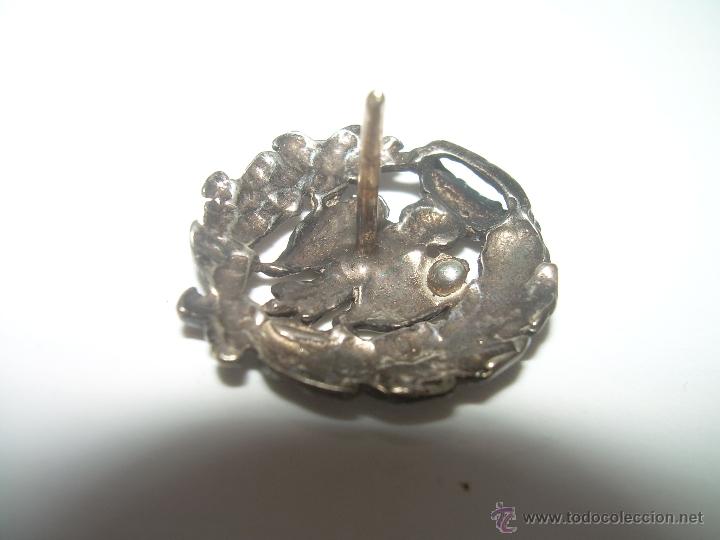 Militaria: ANTIGUA INSIGNIA DE PLATA. - Foto 3
