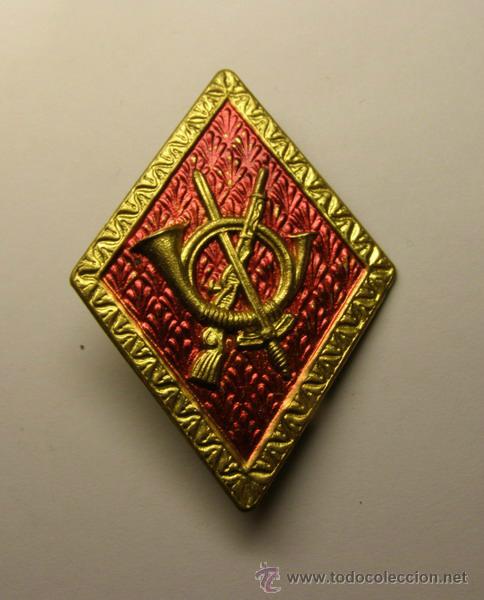 Militaria: Insignia rombo de infanteria, Espa&ntilde;am con cenefa gruesa.