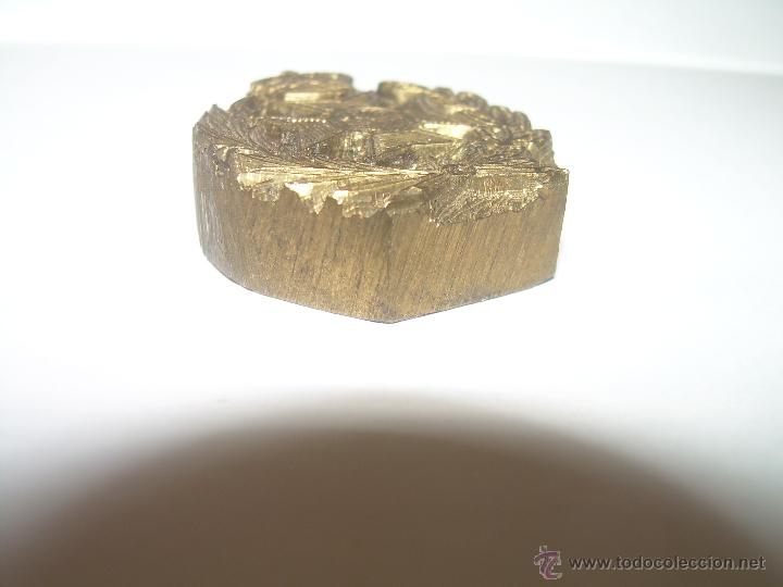 Militaria: ANTIGUO SELLO DE BRONCE. - Foto 3