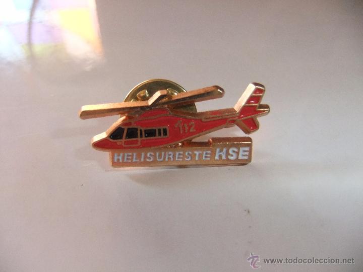 Militaria: pin de compa&ntilde;ia de helicopteros - Foto 1