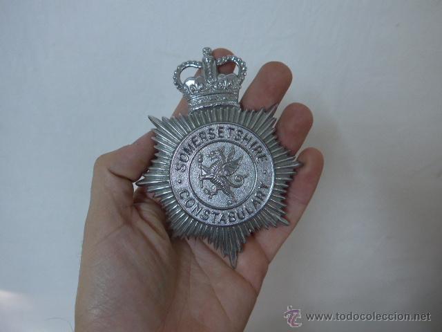 Antigua Placa Insignia De Casco De Policia Ingl Comprar Insignias Militares Extranjeras Y Pins En Todocoleccion 53392056