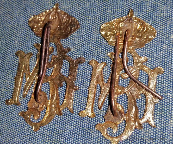 Militaria: DISTINTIVOS DE CUELLO  DE LA ESCUELA SUPERIOR DEL EJERCITO - Foto 2