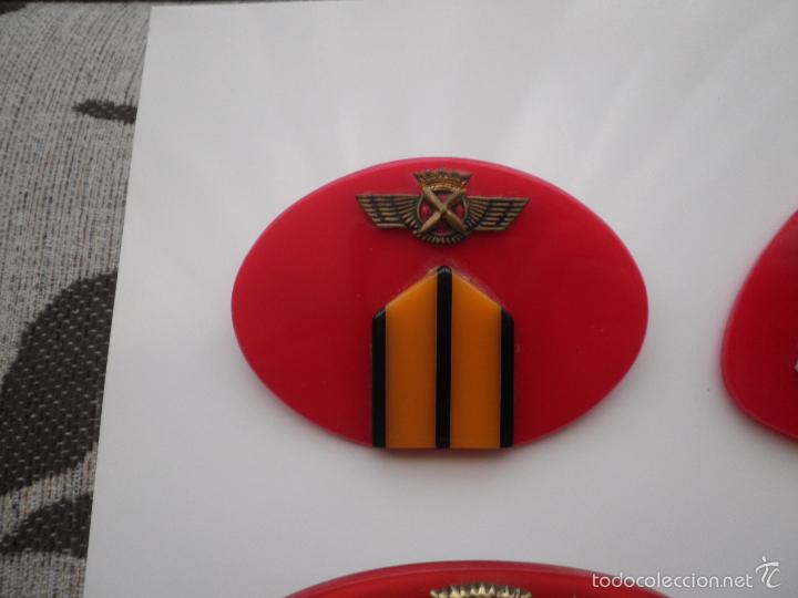 Militaria: DISTINTIVOS DEL EJ&Eacute;RCITO DEL AIRE. CHAPAS DE EMPLEO - Foto 3