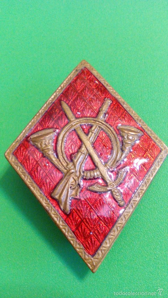 Militaria: ANTIGUO ROMBO DE INFANTERIA - Foto 1