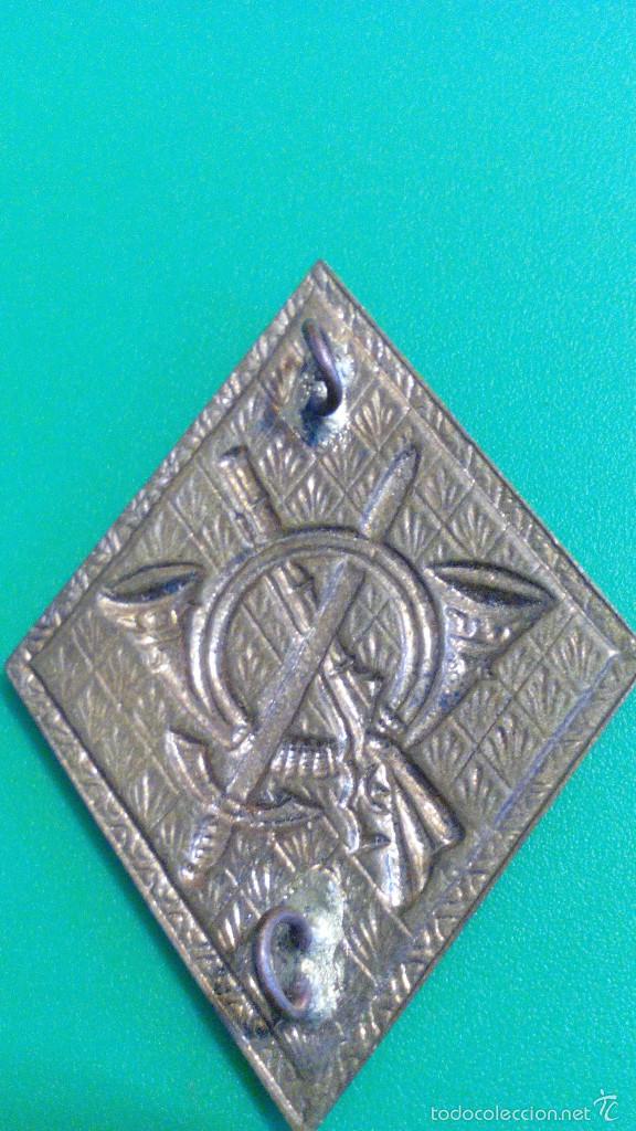 Militaria: ANTIGUO ROMBO DE INFANTERIA - Foto 2