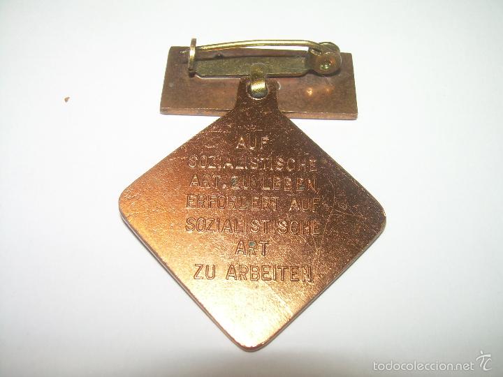 Militaria: ANTIGUA MEDALLA ESMALTADA - Foto 2