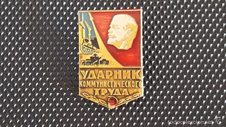 Militaria: INSIGNIA SOVIETICA ORIGINAL ( CON MARCAJE ) - Foto 1