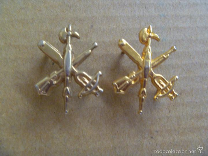 Militaria: LA LEGION : PAREJA DE EMBLEMAS DE CUELLO  DE LA LEGION