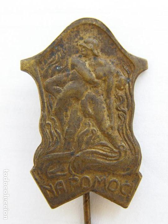 Militaria: INSIGNIA CHECA. BOMBEROS.1910 - Foto 1