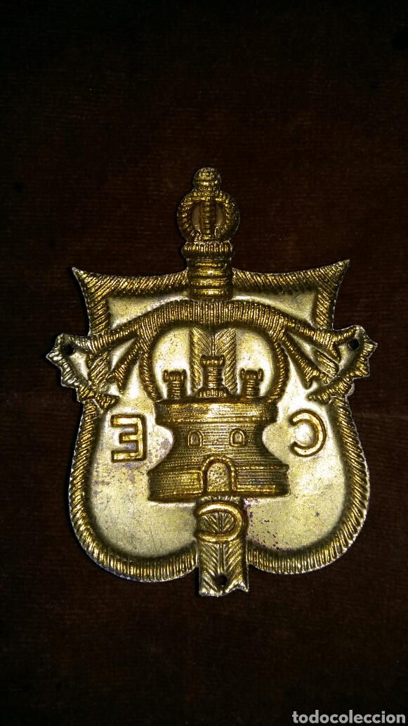 Militaria: Escudo cuerpo ej&eacute;rciro Castilla - Foto 2