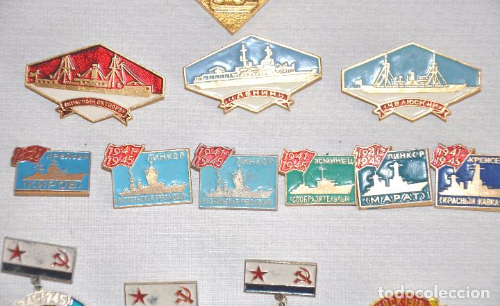 Militaria: Lote 14 insignias i pins sovieticas .Barcos i submarinas sovieticas . URSS. - Foto 4 - 78816145