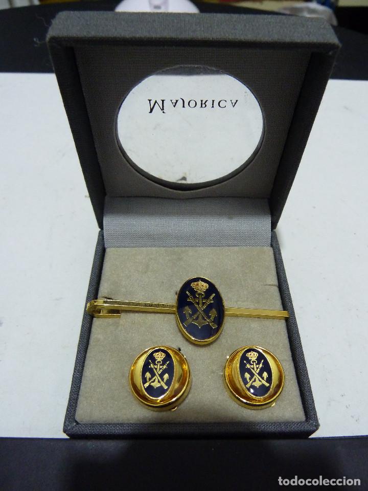 Militaria: PISACORBATAS Y GEMELOS DE LA MARINA - Foto 3