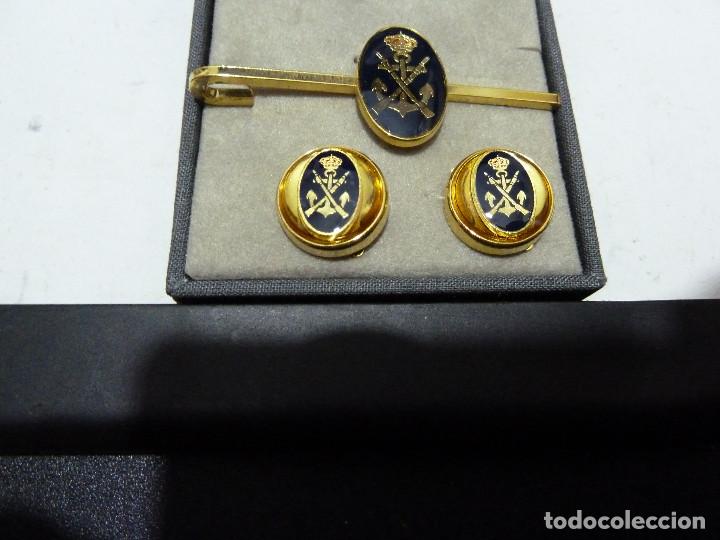 Militaria: PISACORBATAS Y GEMELOS DE LA MARINA - Foto 4