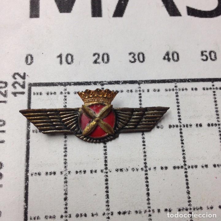 Militaria: Antiguo emblema del AVIACION ejercito del aire de la &eacute;poca de Franco