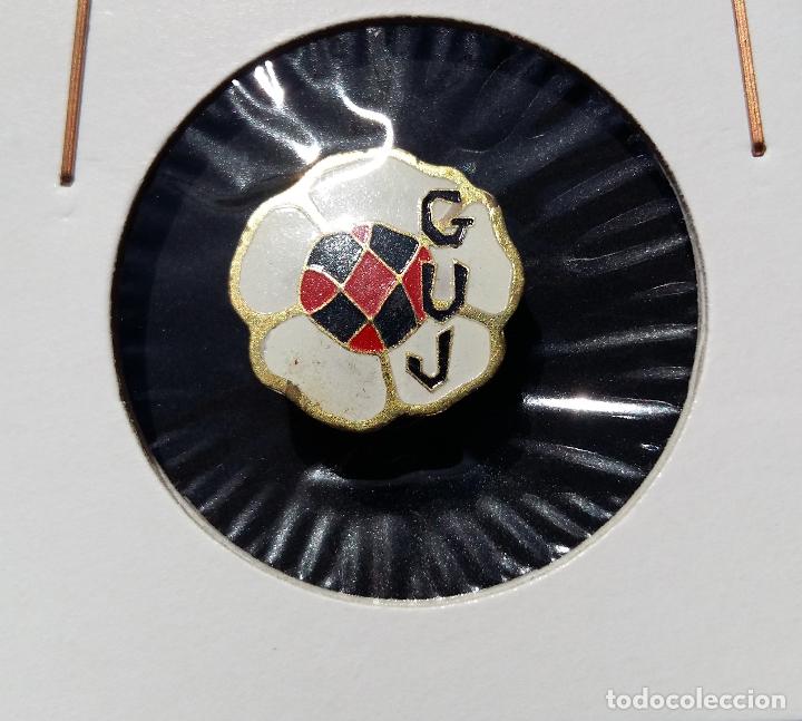 Militaria: Insignia de ojal GUJ - Foto 1