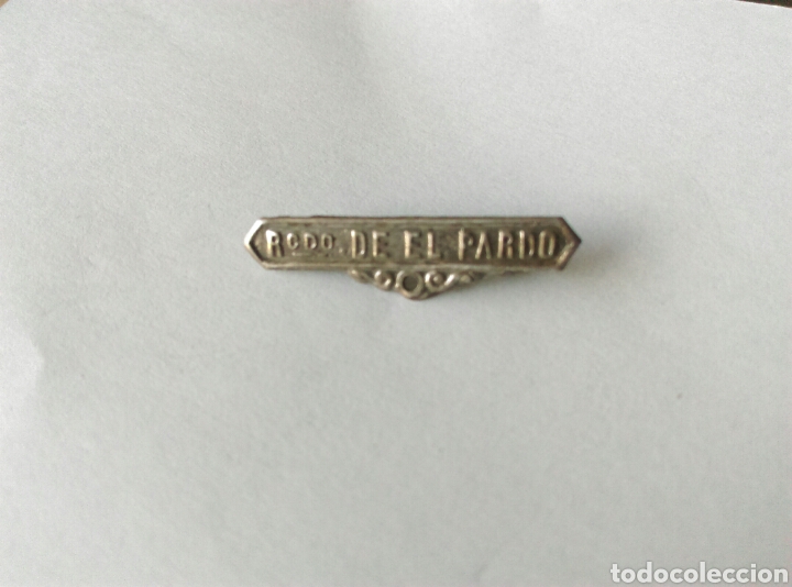 Militaria: Broche recuerdo de el Pardo plata? - Foto 1