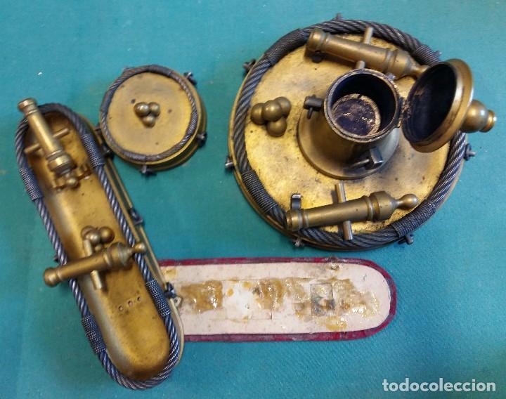 Militaria: Conjunto de tintero de Artiller&iacute;a - Foto 2