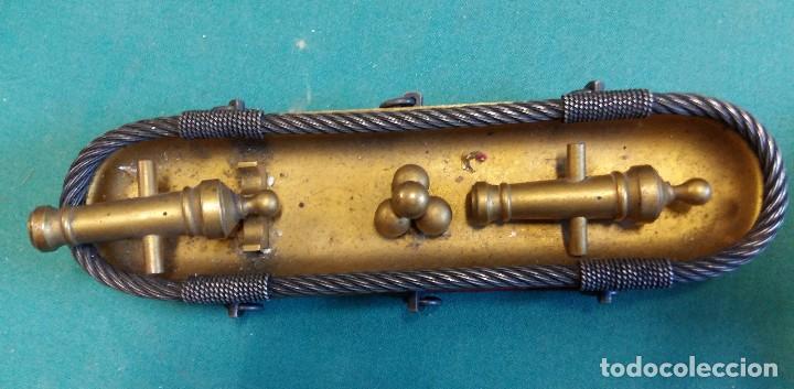 Militaria: Conjunto de tintero de Artiller&iacute;a - Foto 4