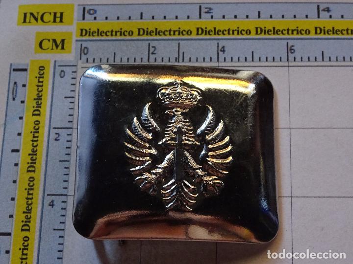Militaria: HEBILLA MILITAR. EJ&Eacute;RCITO DE TIERRA. PLATEADA. - Foto 1