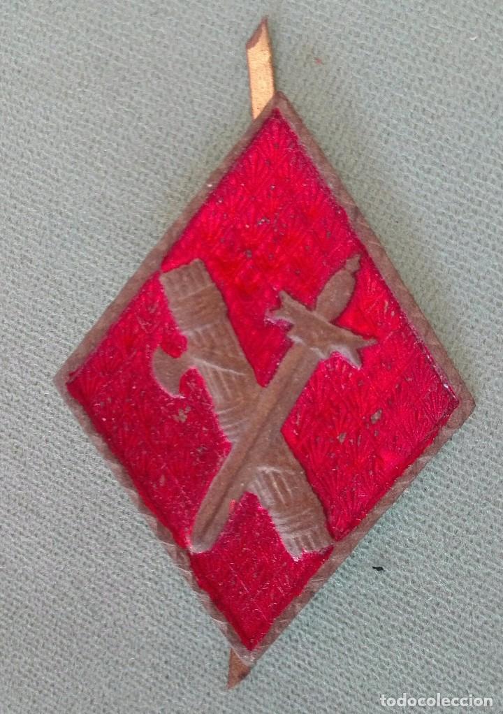 Militaria: Insignia militar rombo Cuerpo de la guardia civil