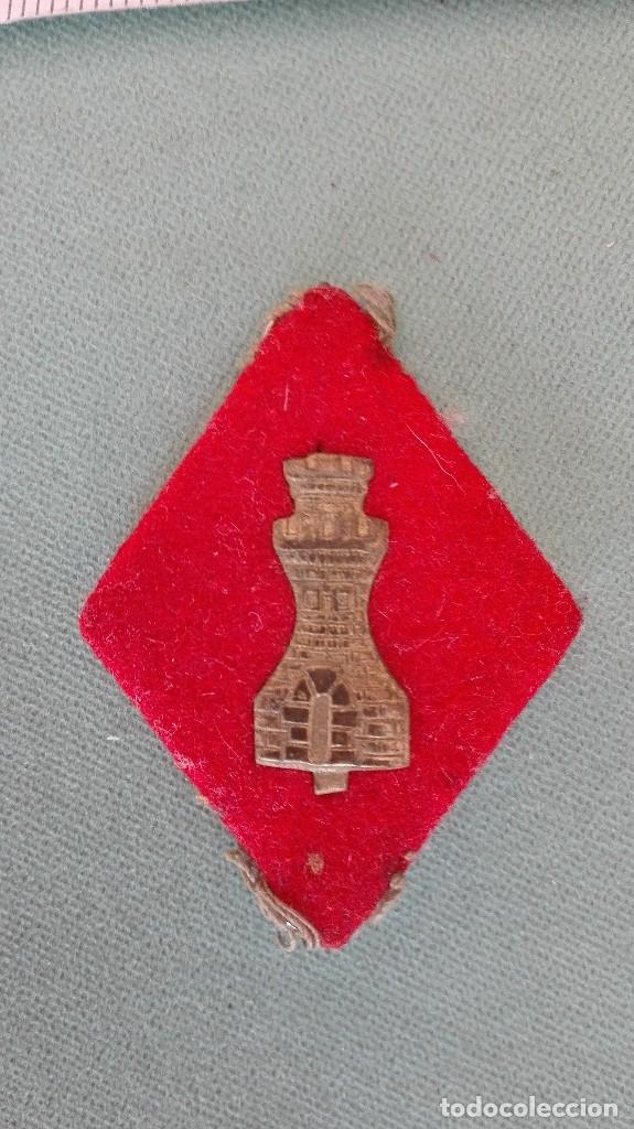 Militaria: Insignia militar rombo cuerpo de ingenieros