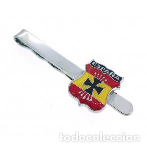 Militaria: PASADOR DE CORBATA DIVISI&Oacute;N AZUL