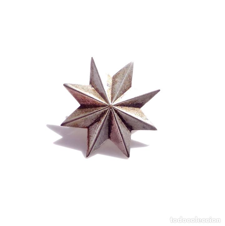 Militaria: ESTRELLA DE 8 PUNTAS 2,3 CM - Foto 2