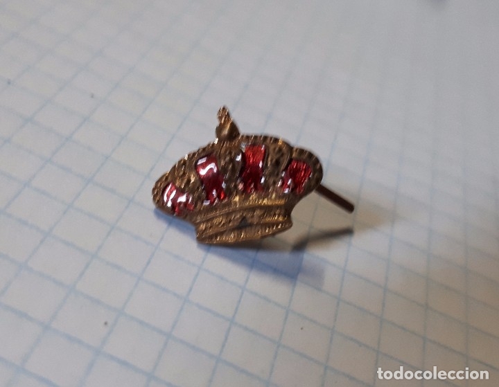 Militaria: Corona esmaltada. - Foto 1
