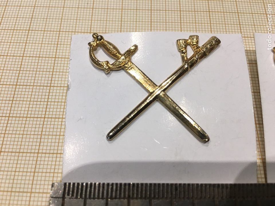Militaria: Pareja de distintivos de General - Foto 2