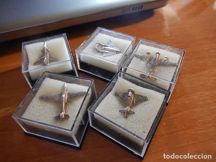 Militaria: Lote de cinco pins de aviones / avi&oacute;n. - Foto 8