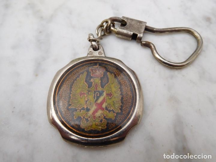 Militaria: Llavero centro regional de mando 5&ordf; R.M. Zaragoza