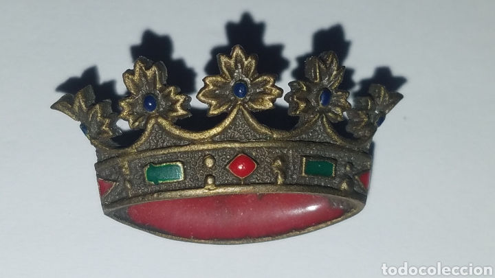 Militaria: ANTIGUA INSIGNIA DE IMPERDIBLE LACADA DE DUQUE