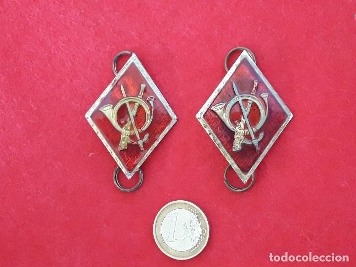 Militaria: INSIGNIA , EMBLEMA , ROMBO METAL INFANTERIA ESPA&Ntilde;OLA
