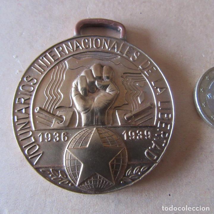 Militaria: Medalla insignia brigadas internacionales guerra civil espa&ntilde;ola