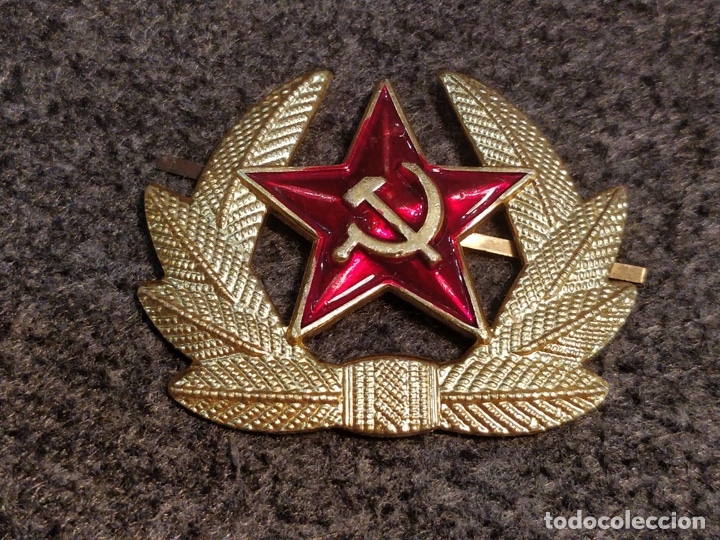 Militaria: Insignia de gorra rusa. 5 x 4 cms. - Foto 1