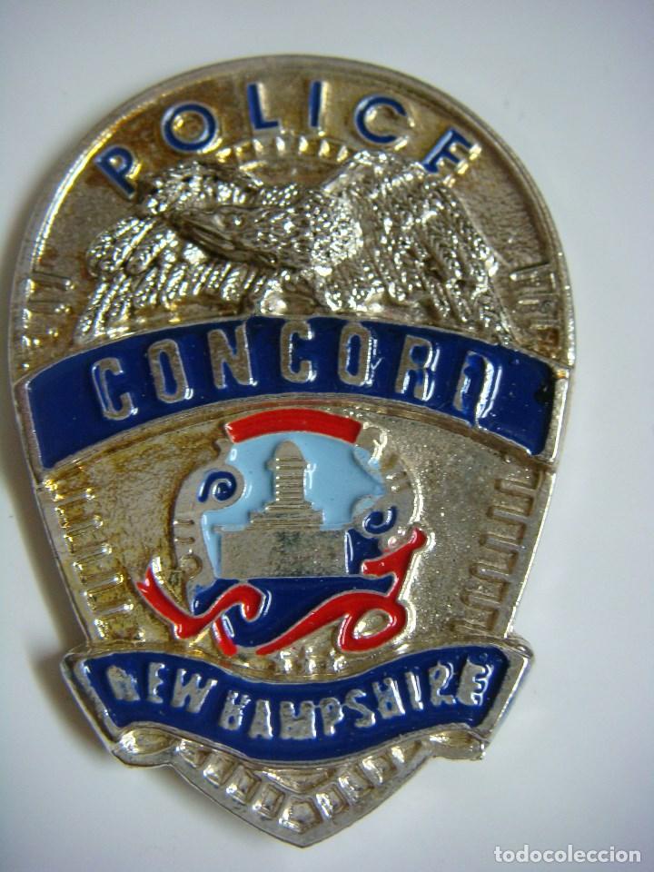 Militaria: PLACA POLICE CONCORO - Foto 1
