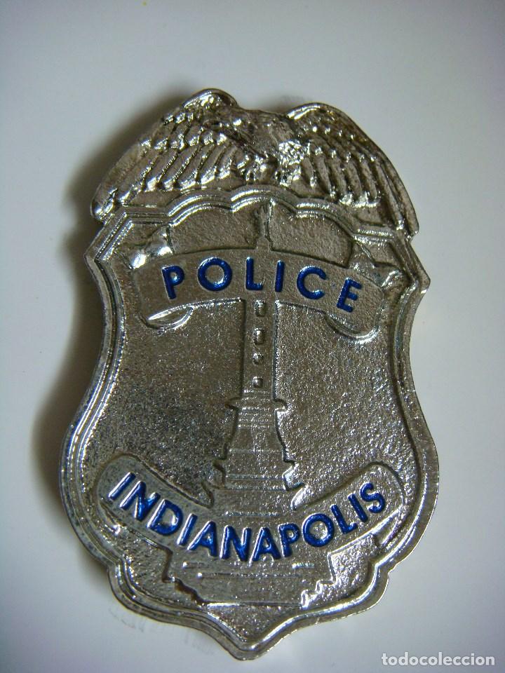 Militaria: PLACA DE POLICE INDIANAPOLIS - Foto 1