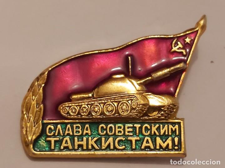 Militaria: INSIGNIA SOVIETICA, RUSA, URSS. TANQUE. - Foto 1