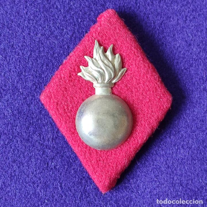 Military Antiques: ROMBO DEL EJERCITO ESPA&Ntilde;OL SOBRE TELA. INSIGNIA.