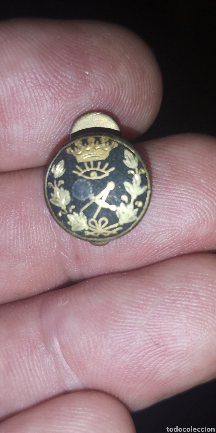 Militaria: Antigua insignia damasquinada &eacute;poca Franco de ciencias exactas