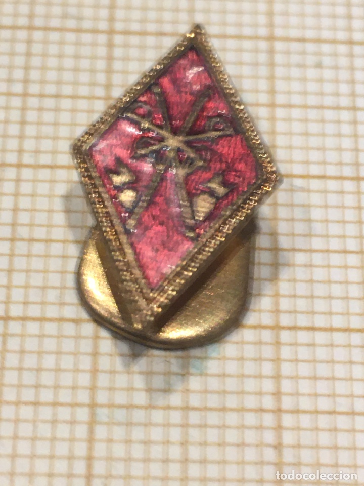 Militaria: Pin de ojal de Infanter&iacute;a - Foto 2