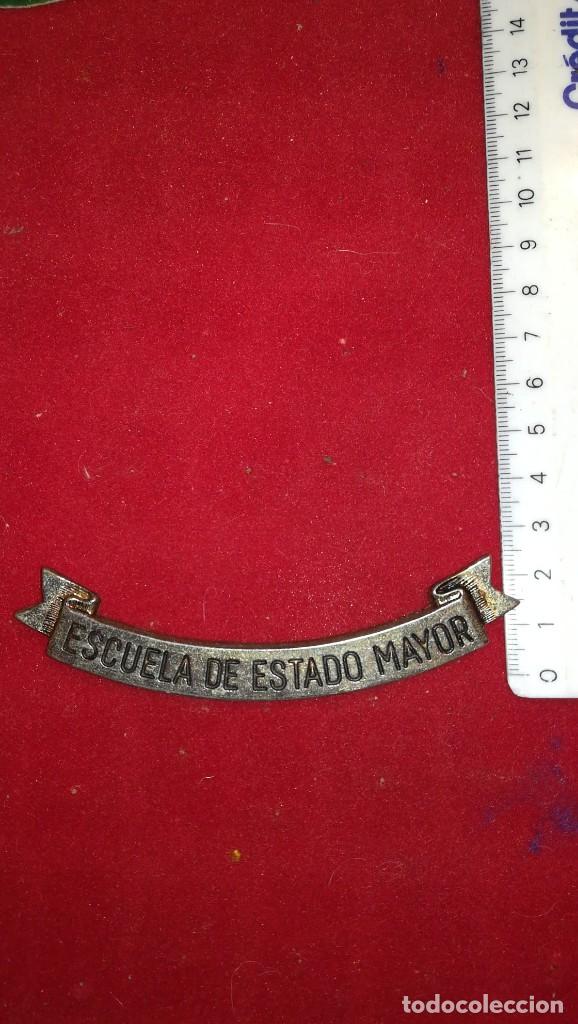 Militaria: INSIGNIA DE LA ESCUELA DEL ESTADO MAYOR - Foto 1