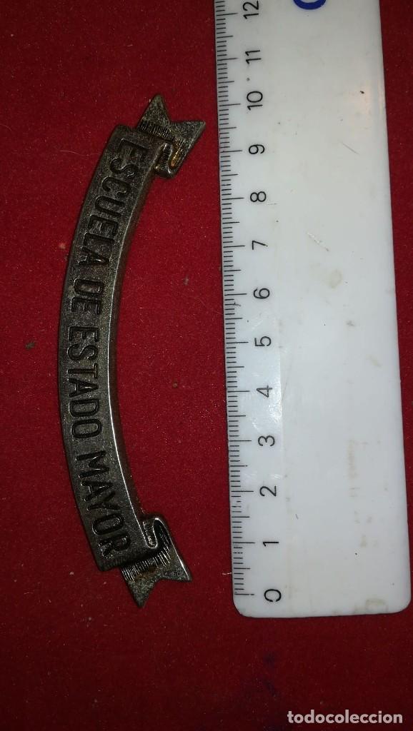 Militaria: INSIGNIA DE LA ESCUELA DEL ESTADO MAYOR - Foto 2