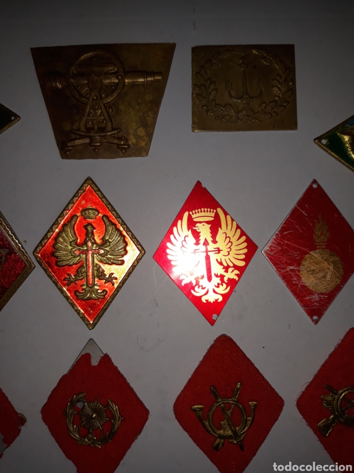 Militaria: Lote de insignias y rombos - Foto 3