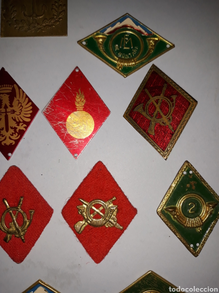 Militaria: Lote de insignias y rombos - Foto 4