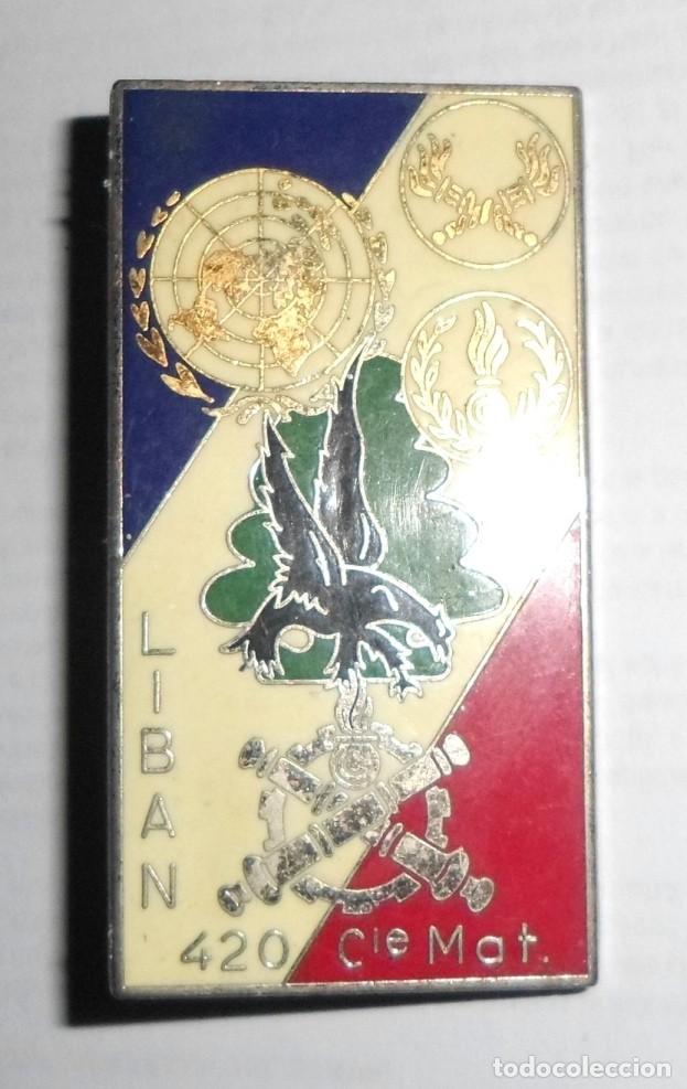 Militaria: insignia ejercito frances mision internacional libano - Foto 1