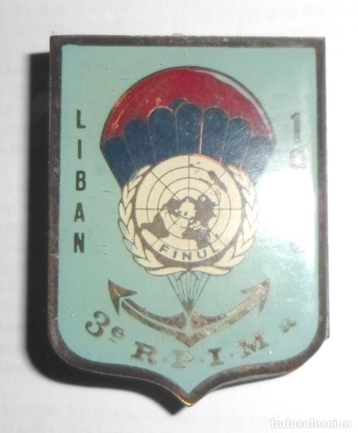Militaria: insignia ejercito frances mision internacional libano - Foto 1