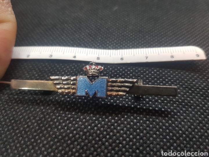Militaria: Insignia pasador militar Estado Mayor Ej&eacute;rcito del Aire de capit&aacute;n general